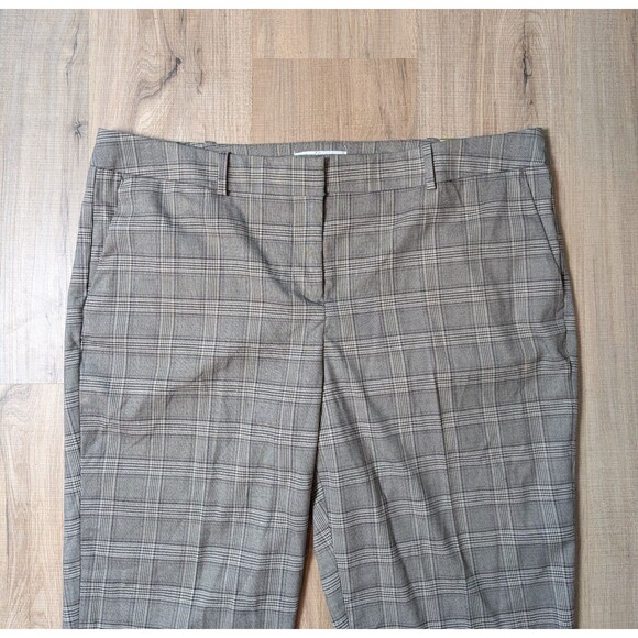 NWT Liz Claiborne Size 14 Emma Ankle Pants Stretch Plaid Classic Dress Career - Picture 3 of 11